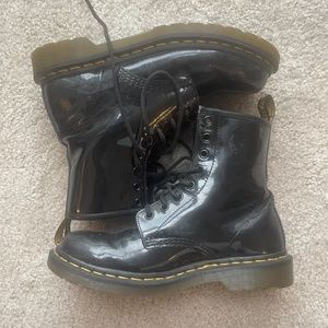 Dr. Martens - Patent Black Boots